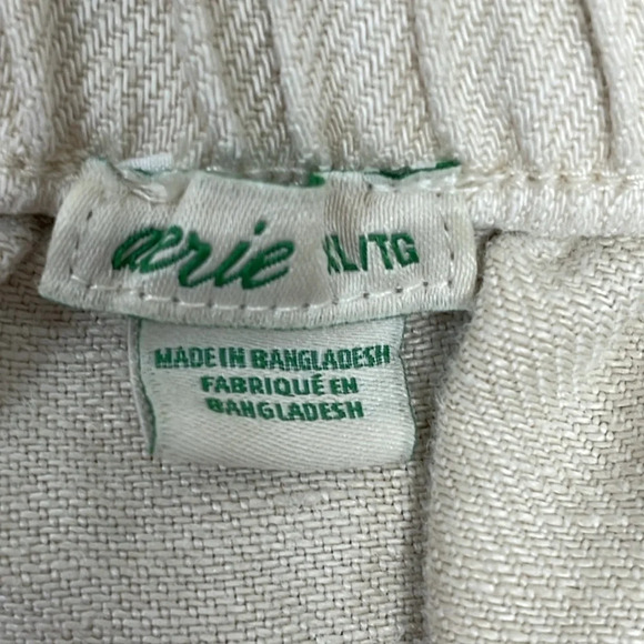 Aerie Twill V Skirt Linen Blend XL - Picture 9 of 13